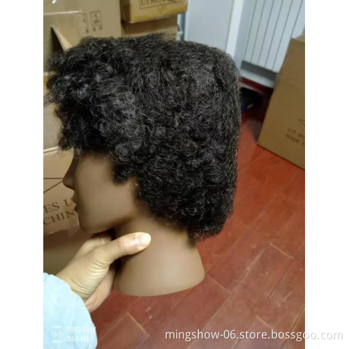 Fast delivery college doll head real human hair afro mannequin head for hairdressers training